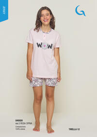 PIGIAMA RAGAZZA M/M U45020 Tellini S.r.l. Ingrosso Abbigliamento